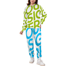 Lade das Bild in den Galerie-Viewer, Einzelbild-Design Kinder Mädchen / Jungen Kapuzenpullover Jogginganzug Trainingsanzug 2-tlg Kapuzenshirt und Sweathose im Set mit Foto Design Motiv Text selbst gestalten und bedrucken