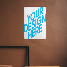 Lade das Bild in den Galerie-Viewer, Eisenblech Bild (verdickt) mit Fotos Muster Text Logo selbst gestalten und bedrucken