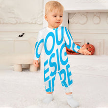 Lade das Bild in den Galerie-Viewer, Einzelbild-Design Langarmbody Baby Bodysuit Langarm mit Foto Design Motiv Text selbst gestalten und bedrucken