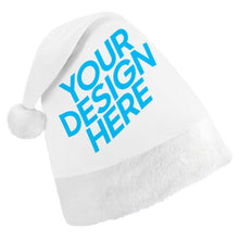 Lade das Bild in den Galerie-Viewer, Weihnachtsmütze Weihnachtshüte für Erwachsene selbst gestalten und bedrucken