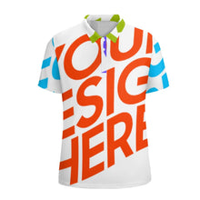 Lade das Bild in den Galerie-Viewer, Multi-Image-Druck Herren / Männer Poloshirt A479 mit Fotos Muster Text Logo selbst gestalten und bedrucken