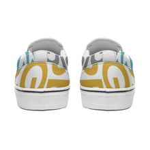 Lade das Bild in den Galerie-Viewer, Damen Sneaker Canvas Schuhe SLIP ON mit Foto Muster Text Logo selbst gestalten und bedrucken
