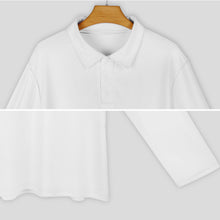 Lade das Bild in den Galerie-Viewer, Einzelbilddruck Sport Langarm Polo Shirt Hemd Langarmhemd Businesshemd SDS008 Herren / Männer mit Fotos Muster Text Logo selbst gestalten und bedrucken