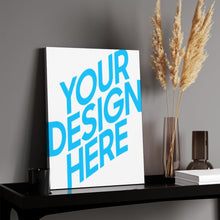 Lade das Bild in den Galerie-Viewer, Vertikale Version Leinwandbild Wandbild mit Fotos Muster Text Logo selbst gestalten und bedrucken