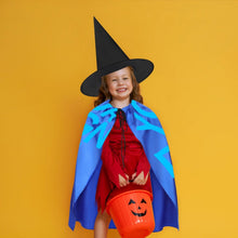 Lade das Bild in den Galerie-Viewer, Halloween Kostüm Umhang Anzug Umzug mit Hut selbst gestalten und bedrucken