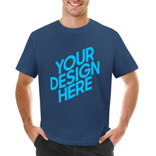 Lade das Bild in den Galerie-Viewer, Vorderseite-Druck Frontprint T-Shirt Kurzarm T-Shirt Print-Shirt Herren / Männer - selbst gestalten und bedrucken