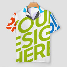 Lade das Bild in den Galerie-Viewer, Multi-Image-Design Damen / Frauen Kurze Schlafanzug Shorty Pyjama Set aus Seide mit Foto Design Motiv Text selbst gestalten und bedrucken