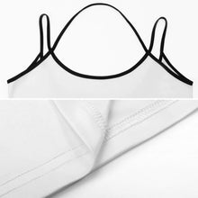 Lade das Bild in den Galerie-Viewer, Große Größen Damen / Frauen Multi-Image-Druck Sexy Spaghetti Tank Top Spaghettiträger-Top Sommer MK Over Size mit Fotos Muster Text Logo selbst gestalten und bedrucken