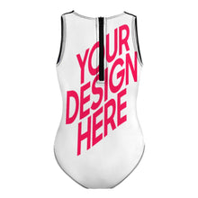 Lade das Bild in den Galerie-Viewer, Multi-Image-Design Mädchen Kinder Bademode Badeanzug NT032 mit Foto Design Motiv Text selbst gestalten und bedrucken