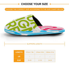 Lade das Bild in den Galerie-Viewer, Voll Druck Kinder Jungen / Mädchen Winter Pantoffel Hausschuhe Slipper mit Foto Design Motiv Text selbst gestalten und bedrucken