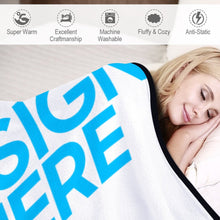 Lade das Bild in den Galerie-Viewer, Polyester Dünne Decke 40"×50" 50"×60" 60"×80" selbst gestalten und bedrucken