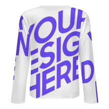 Lade das Bild in den Galerie-Viewer, Einzelbild-Design Männer Henleyshirt Langarm Shirt Rundhalsshirt mit Knopfleiste A37L mit Foto Design Motiv Text selbst gestalten und bedrucken