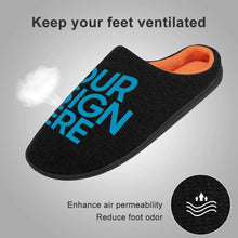 Lade das Bild in den Galerie-Viewer, Winter Premium Hausschuhe Pantoffeln für Herren aus Baumwolle mit Foto selbst gestalten und bedrucken