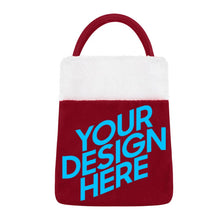 Lade das Bild in den Galerie-Viewer, Weihnachtsgeschenktasche karminrot selbst gestalten und bedrucken