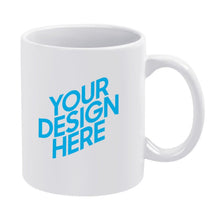 Lade das Bild in den Galerie-Viewer, Weißer Becher aus Keramik Teilweise-Druck selbst gestalten und bedrucken