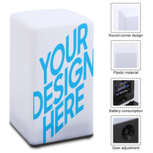 Lade das Bild in den Galerie-Viewer, Fotolampe Kleine Schreibtischlampe Personalisierte 3D Nachttischlampe mit Foto Text selbst gestalten und bedrucken