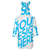 Lade das Bild in den Galerie-Viewer, Hoodie Kapuzenpullover mit 3/4 Arm SDS004 mit Fotos Muster Text Logo selbst gestalten und bedrucken