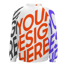 Lade das Bild in den Galerie-Viewer, Personalisierte Multi-Image-Druck Vollprint Frauen Lässiges Sweatshirt Shirt Langarmshirt RHDEC2 mit Foto Muster Text selbst gestalten und bedrucken