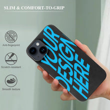 Lade das Bild in den Galerie-Viewer, Personalisierte TPU Clear Cover iPhone 14 / iPhone 14 Plus / iPhone 14 Pro / iPhone 14 Pro Max Handyhülle Schutzhülle mit Fotos Muster Text Logo selbst gestalten und bedrucken