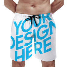 Lade das Bild in den Galerie-Viewer, Einzelbilddruck Badeshorts Badehose Herren Schnelltrocknende Beachshorts Kordelzug Boardshorts Schwimmhose Männer D1P mit Fotos Muster Text Logo selbst gestalten und bedrucken