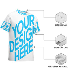 Lade das Bild in den Galerie-Viewer, Multi-Image-Design Kurzarm T-Shirt TSHIRT Mesh - Mädchen / Jungen - selbst gestalten und bedrucken