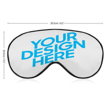 Lade das Bild in den Galerie-Viewer, Schlafmaske Augenmaske Schwarz selbst gestalten und bedrucken