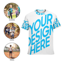 Lade das Bild in den Galerie-Viewer, Multi-Image-Design Kurzarm T-Shirt TSHIRT Mesh - Mädchen / Jungen - selbst gestalten und bedrucken