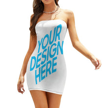 Lade das Bild in den Galerie-Viewer, Wunderschönes sexy NZ010 Schlauchoberteil-Kleid Bleistiftkleid für Damen / Frauen selbst gestalten und bedrucken