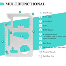 Lade das Bild in den Galerie-Viewer, Multifunktionswerkzeugkarte / Multifunktionswerkzeug Karte / Multi-Funktions-Karte / Multifunktionskarte mit Foto selbst gestalten und bedrucken