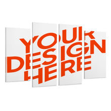 Lade das Bild in den Galerie-Viewer, Ganzes Bild Vertikale Kombination 4 Panel hängende Poster / Leinwand Malerei Wandbilder 4-teilig mit Foto selbst gestalten und bedrucken