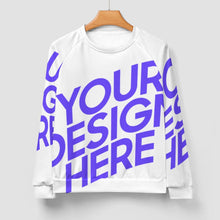 Lade das Bild in den Galerie-Viewer, Einzelbild-Design Herren / Männer Pullover Sweatshirt A27H mit Foto Design Motiv Text selbst gestalten und bedrucken
