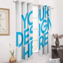 Lade das Bild in den Galerie-Viewer, Perforierter Gardinen Fotovorhang Zwei Stück Gespleißt 52"×72" 52"×84" selbst gestalten und bedrucken
