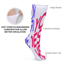 Lade das Bild in den Galerie-Viewer, Multi-Image-Design lange dicke Socken Strümpfe Damen / Herren mit Ihrem Design Motiv und Foto selbst gestalten und bedrucken