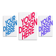 Lade das Bild in den Galerie-Viewer, 3 Panel hängende Poster in Vertikale Kombination / Leinwandbild Malerei 3 Panel / 3-teilig Wandbilder mit Foto selbst gestalten und bedrucken