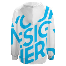 Lade das Bild in den Galerie-Viewer, Damen Kapuzensweatshirt Kapuzenpullover mit Foto Text selbst gestalten und bedrucken