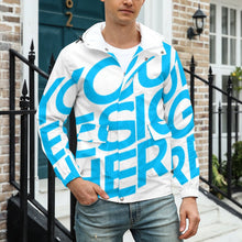 Lade das Bild in den Galerie-Viewer, Digitaldruck Jacke Kurzjacke Wendejacke Kurze Übergangsjacke Printjacke A537 für Herren Männer selbst gestalten und bedrucken