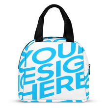 Lade das Bild in den Galerie-Viewer, Einzelbilddruck Lunchtasche Kühltasche Isoliertasche Lunchbag Thermotasche mit Reißverschluss mit Fotos Muster Text Logo selbst gestalten und bedrucken
