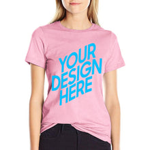 Lade das Bild in den Galerie-Viewer, Kurzarm T-Shirt TSHIRT für Frauen Doppelseitiger Druck selbst gestalten und bedrucken