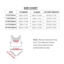 Lade das Bild in den Galerie-Viewer, Modischer Badeanzug mit Träger Kinder NT022 Bademode Mädchen online mit Foto selbst gestalten und bedrucken