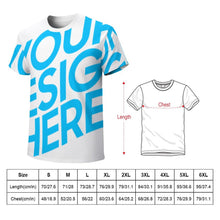 Lade das Bild in den Galerie-Viewer, Große Größen 100% Baumwolle Kurzarm T-Shirt TSHIRT Volldruck-T-Shirts ZP057 für Damen Frauen mit Foto Muster Text selbst gestalten und bedrucken