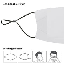 Lade das Bild in den Galerie-Viewer, Erwachsenenmaske Gesichtsmasken ohne Filter Handwaschbar selbst getsalten und bedrucken