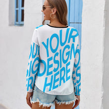 Lade das Bild in den Galerie-Viewer, Langarmshirt / Bedrucktes Langarmshirt für Damen mit Foto selbst gestalten und bedrucken