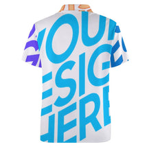 Lade das Bild in den Galerie-Viewer, Multi-Image-Design Damen / Frauen Kurzarm Poloshirt TEE Shirt B613 mit Foto Design Motiv Text selbst gestalten und bedrucken
