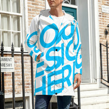 Lade das Bild in den Galerie-Viewer, Langmantel Wintermantel Winterjacke Outdoorjacke mit Kapuze A677 für Herren Männer mit Foto Muster Text selbst gestalten und bedrucken