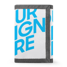 Lade das Bild in den Galerie-Viewer, Mini Geldbörse Portemonnaie Geldbeutel Portmonee Geldtasche Lang mit Foto Muster Text Logo selbst gestalten und bedrucken