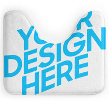 Lade das Bild in den Galerie-Viewer, U-förmige Bodenmatte Toilette Badezimmer WC Teppich rutschfeste Matte Toilettendeckel mit Fotos Muster Text Logo selbst gestalten und bedrucken
