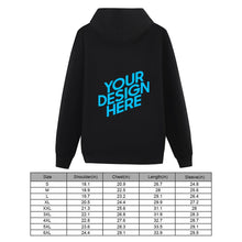 Lade das Bild in den Galerie-Viewer, Hoodie Kapuzenpullover mit Taschen Rückendruck Herren selbst gestalten und bedrucken