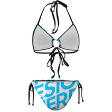 Lade das Bild in den Galerie-Viewer, Große Größen Einzelbilddruck Damen / Frauen Push-Up Triangle Bikinis Set Bademode BK2059 mit Fotos Muster Text Logo selbst gestalten und bedrucken