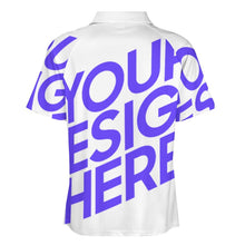 Lade das Bild in den Galerie-Viewer, Einzelbild-Design Herren / Männer Kurzarm Poloshirt T Shirt Sport mit Zipp LTPL20 mit Ihrem Design Foto Motiv Text selbst gestalten und bedrucken
