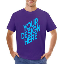 Lade das Bild in den Galerie-Viewer, Doppelseitiger Druck Kurzarm T-Shirt Rundhalsshirt Herren / Männer - selbst gestalten und bedrucken